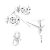 Ear Post - Flat Stud &amp;amp; Scroll 4pk image