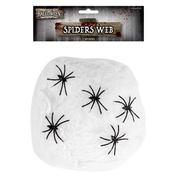 Halloween Spiders Web With 5 Spiders