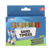 Play and Learn Sand Timers 5 pces