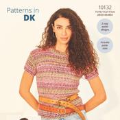 Stylecraft Colour Burst DK Knitting Pattern (10132) image