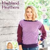 Stylecraft Highland Heathers DK Knitting Pattern (9793) image