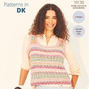 Stylecraft Colour Burst DK Knitting Pattern (10130) image