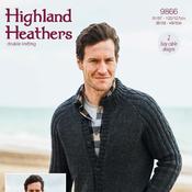 Stylecraft Highland Heathers DK Knitting Pattern (9866) image