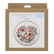 Embroidery Hoop Kit-Floral Heart image