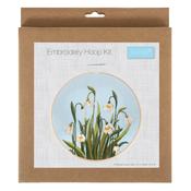 Embroidery Hoop Kit-Snowdrops