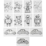 Shrink Plastic Motif Sheets