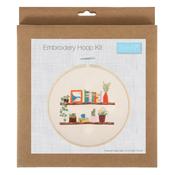 Embroidery Hoop Kit - Floral Shelf image