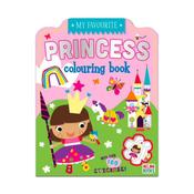 Princess Colouring and Sticker Books image