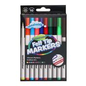 Washable Felt Tip Markers 10 pk