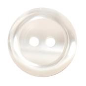 White Rimmed Buttons 20mm image