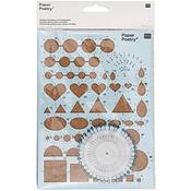 Rico Quilling Stencil With Cork Plate 15x21cm