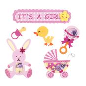 Embellishments Its A Girl Stickers