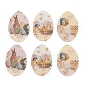 Embellishments Easter Eggs Pack of 6