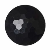 Faceted Black Buttons 20mm