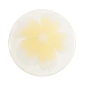 Pastel Flowers Yellow Buttons 18mm