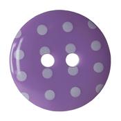 Lavender Dotty Buttons 22.5mm 3pk image