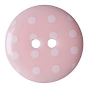 Baby Pink Dotty Buttons 22.5mm 3pk image