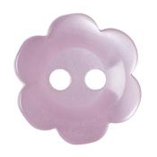 Flower Pink Buttons 10mm Pk 17 image