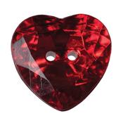 Red Shimmering Buttons 16mm 4pk image