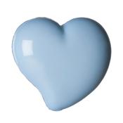 Blue Heart Buttons 8mm 7pk image