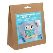 Beginners Amigurumi Crochet Kit Owl