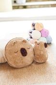 Stylecraft Chenille Crochet Capybara Cushion and Plushie 10242