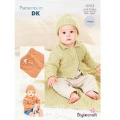 Stylecraft Soft Baby Easy Stripe Pattern (10163) image