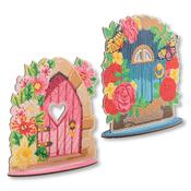 Crystal Art Fairy Doors Set