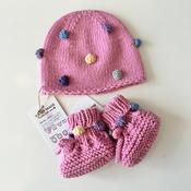 Hand knitted Baby Booties