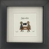 Sláinte Pebble Art Frame