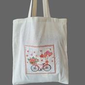 Decoupaged Cotton Tote Bags by Sticks and Stones Crafts