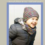 Child's Hat and Cowl Knitting pattern image