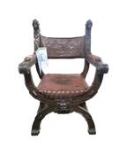 Carved Italian chair image