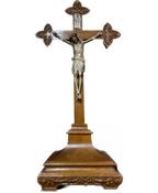 Carved wooden Gothic cross