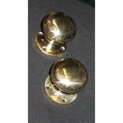 Brass round handles large image