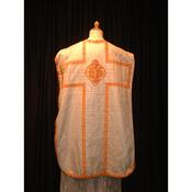 White demask chasuble