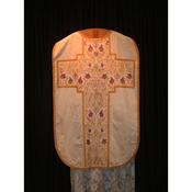 Beautiful white chasuble