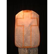White Chasuble with lily design
