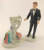 Bride &amp;amp; Groom Cake Topper 24