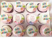 12 Birthday Cupcakes image