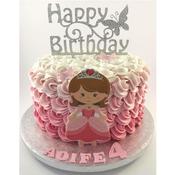 Round Frosted Swirls Kids cake image