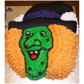Halloween Witch Head Cake image