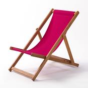 Traditional Southsea Cotton Deckchair Plain, Fuchsia Pink image