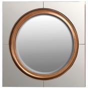 Round Mirror in Square Frame - 107cm x 107cm