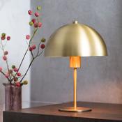 Merel Antique Bronze Smoked Table Lamp - 35cm