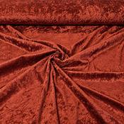 Crushed Velvet Rust Red image