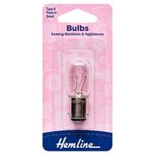 Hemline Type A Small Push-In Sewing Machine Bulb