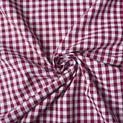 Burgundy Gingham image