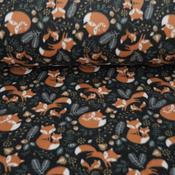Printed Fleece - Fox image