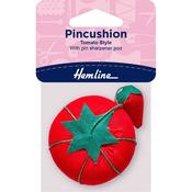 Hemline Tomato Pincushion with Pin Sharpener